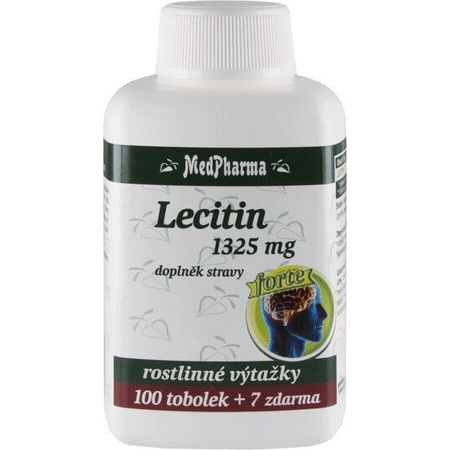 MedPharma Lecitina Forte 1325 mg 1×107 cps, complemento alimenticio