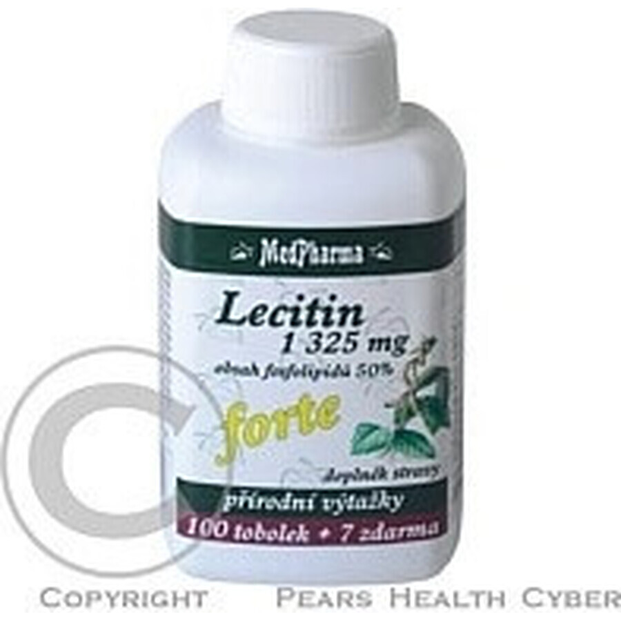 MedPharma Lecitina Forte 1325 mg 1×107 cps, complemento alimenticio