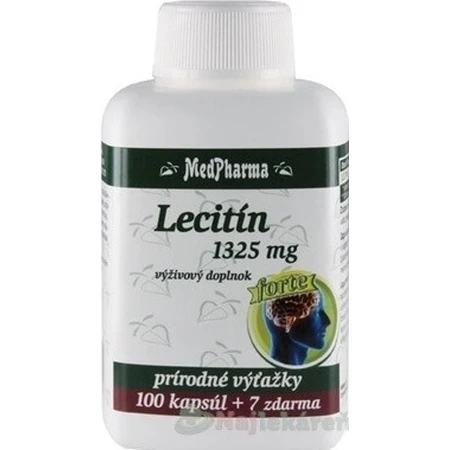 MedPharma Lecithin Forte 1325 mg 1×107 cps, food supplement
