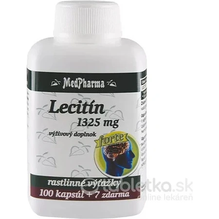 MedPharma Lecithin Forte 1325 mg 1×107 cps, food supplement