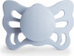 FRIGG Butterfly anatomischer Silikonschnuller, Powder Blue, 0-6m 1&#215;1 St&#252;ck, Silikonschnuller