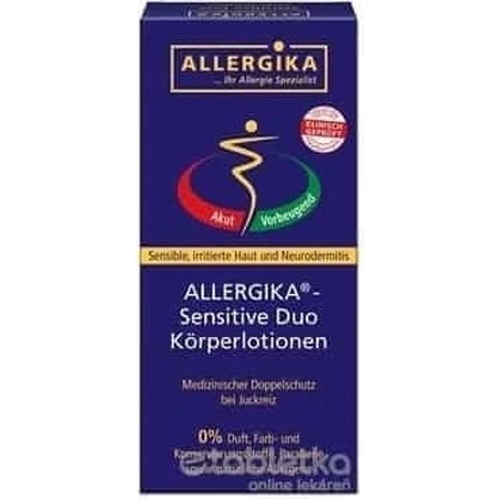 ALLERGIKA SENSITIVE DUO 1×1 set, (Lipolotio Sensitive 200 ml + Hydrolotio Sensitive 200 ml)