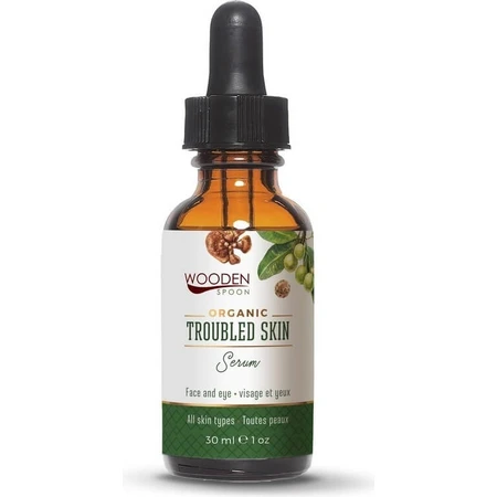Wooden Spoon Serum para pieles con problemas con aceite de tamanu y marula 30 ml 1×30ml 1×30ml, serum para pieles con problemas