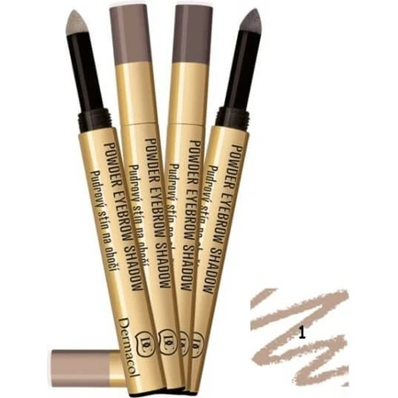Dermacol Sombra de cejas en polvo nº 1 1×1 g, resistente al agua