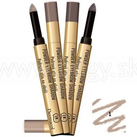 Dermacol Sombra de cejas en polvo nº 1 1×1 g, resistente al agua