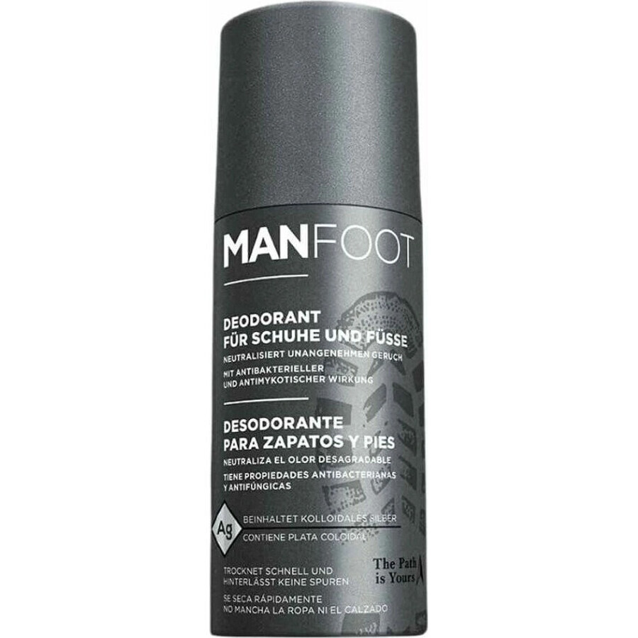 ManFoot Schuh- und Fußdeodorant für Männer 1×150 ml, Deodorant