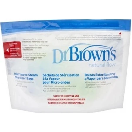 DR.BROWNS - Bolsas de esterilización para microondas 1×5 unidades, bolsas de esterilización