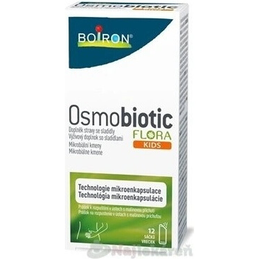 Osmobiotic Flora Kids 1×12 pcs, complemento alimenticio