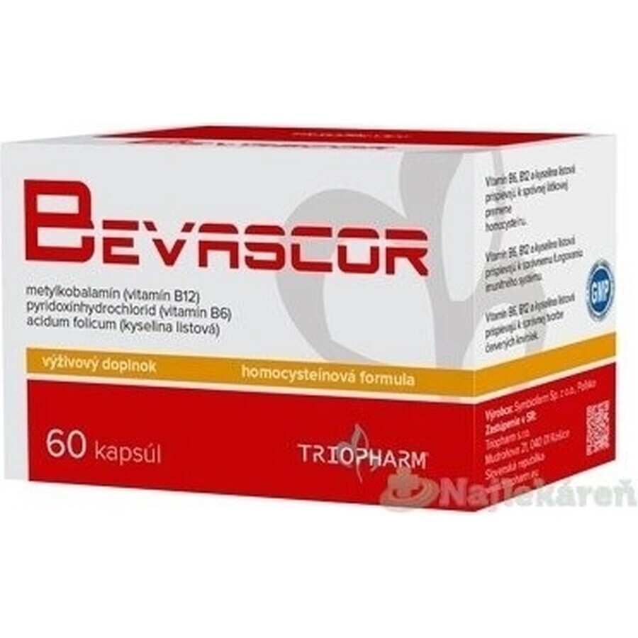 BEVASCOR 1×60 cps, supliment alimentar