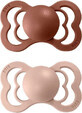 BIBS Supreme Woodchuck/blush 1&#215;2pcs - Gr&#246;&#223;e 2