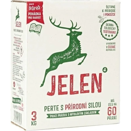 Deer soap powder 3 kg Universal Universal 60PD 1×3 kg, soap powder, Universal, 60PD