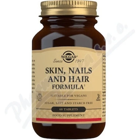 Solgar Skin, Nails & Hair Formula for skin, hair and nails 60 tablets 1×60 tbl, nutritional supplement