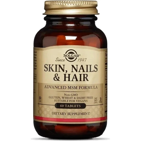 Solgar Skin, Nails & Hair Formula for skin, hair and nails 60 tablets 1×60 tbl, nutritional supplement