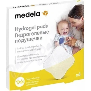 Medela Hydrogel-Binden - 4 Stück 1×4 Stück, Hydrogel-Binden