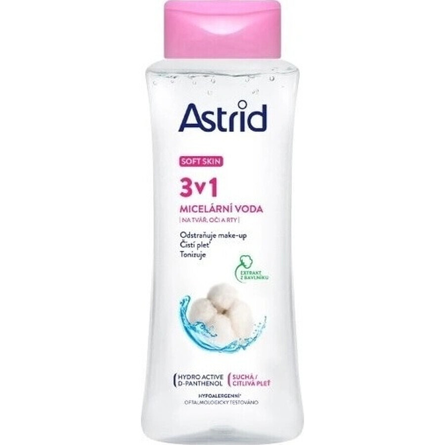 ASTRID AQUA BIOTIC Acqua micellare 3 in 1 per pelli secche e sensibili 400 ml 1×400 ml 1×400 ml, acqua micellare ASTRID AQUA BIOTIC Acqua micellare 3 in 1 per pelli secche e sensibili 400 ml 1×400 ml 1×400 ml, acqua micellare