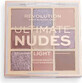 Revolution, Ultimate Nudes Light Lidschattenpalette 1&#215;0,90 g, Lidschattenpalette