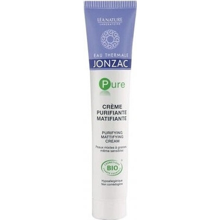 JONZAC Pure SOOTHING CLEANSING CREAM BIO für Mischhaut bis fettige Haut 1×50 ml