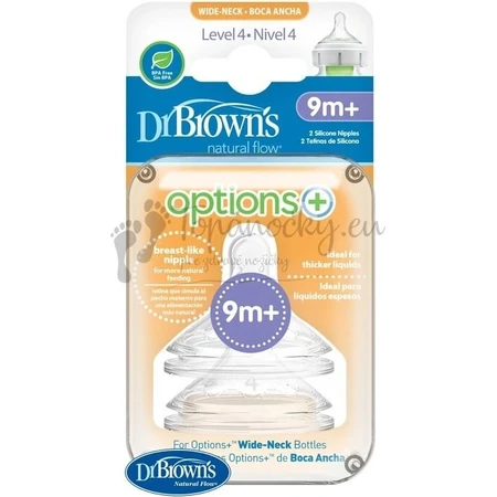DR.BROWNS CUMLIKY OPTIONS+ NARROW LEVEL 4 1×2 pcs, pacifiers