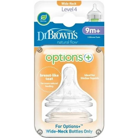 DR.BROWNS CUMLIKY OPTIONS+ NARROW LEVEL 4 1×2 pcs, pacifiers