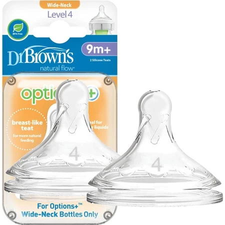 DR.BROWNS CUMLIKY OPTIONS+ NARROW LEVEL 4 1×2 pcs, pacifiers