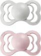 BIBS Supreme Silicone Elfenbein / Blush 1&#215;2 - Gr&#246;&#223;e 1