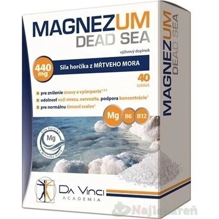 MAGNEZUM DEAD SEA - DA VINCI tbl 1x40 pcs