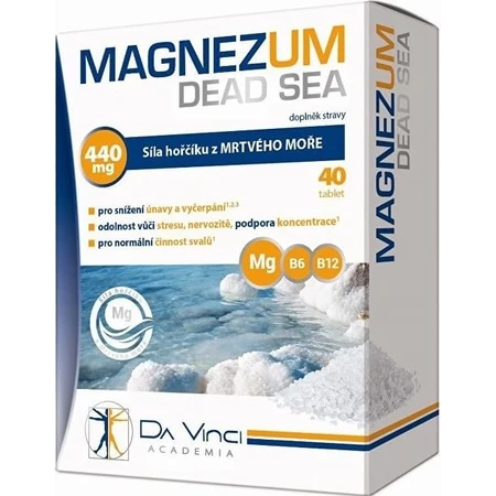 MAGNEZUM DEAD SEA - DA VINCI tbl 1x40 pcs