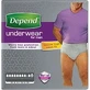 DEPEND MAXIMUM L/XL para hombre 1×9 unidades, calzoncillos elásticos, contorno de cadera 95-150 cm