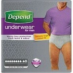 DEPEND MAXIMUM L/XL for men 1×9 pcs, elastic briefs, hip circumference 95-150 cm DEPEND MAXIMUM L/XL for men 1×9 pcs, elastic briefs, hip circumference 95-150 cm