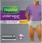 DEPEND MAXIMUM L/XL for men 1&#215;9 pcs, elastic briefs, hip circumference 95-150 cm