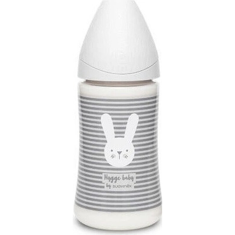 Suavinex Prem Flasa 270ml 3p Hygge Hygge Pruz Grey 1×1 pcs, bottle