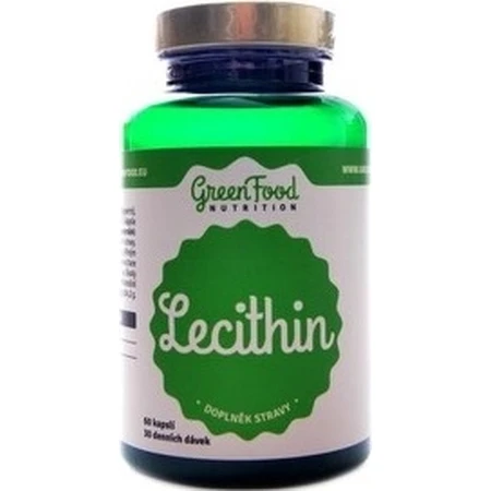 GreenFood Nutrition Lecithin + Vitamin E 1×90 cps, Nahrungsergänzungsmittel