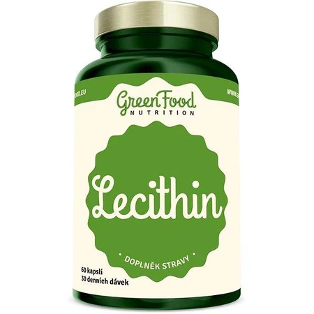 GreenFood Nutrition Lecithin + Vitamin E 1×90 cps, Nahrungsergänzungsmittel