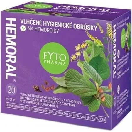 Wet wipes FYTO HEMORAL 1×20 pcs, wet wipes