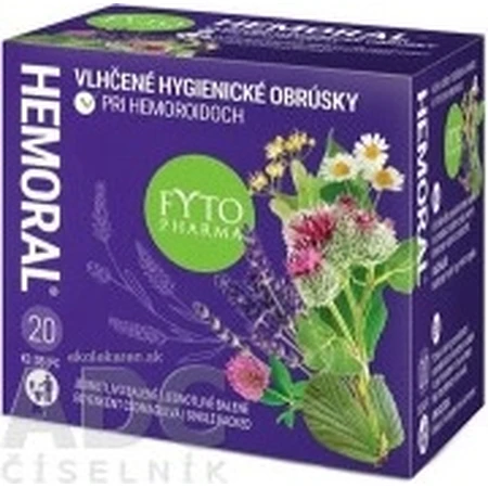 Wet wipes FYTO HEMORAL 1×20 pcs, wet wipes