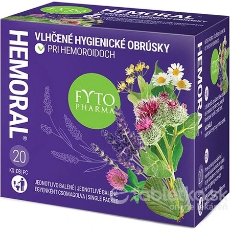 Wet wipes FYTO HEMORAL 1×20 pcs, wet wipes