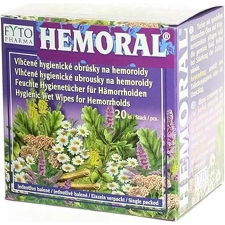 Wet wipes FYTO HEMORAL 1×20 pcs, wet wipes