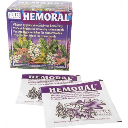 Wet wipes FYTO HEMORAL 1×20 pcs, wet wipes