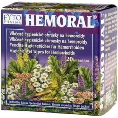 Wet wipes FYTO HEMORAL 1×20 pcs, wet wipes
