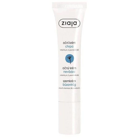 Ziaja korenbloem verhelderende crème voor onder de ogen en de oogleden 1×15 ml, oogcrème