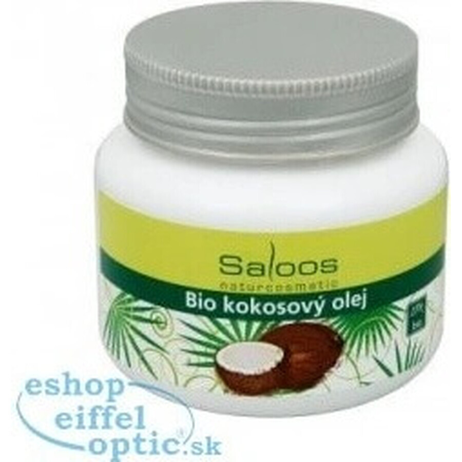 Saloos Huile de noix de coco biologique 1×250 ml pour le corps et la cuisine