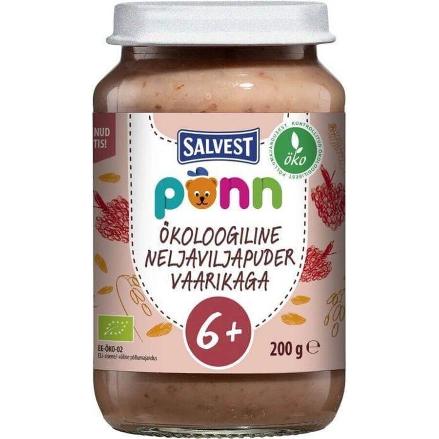 SALVEST Põnn Bio-Himbeere mit Getreide 200 g 1×200 g