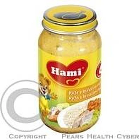 Hami entrante Arroz con pollo y zanahorias 1×200 g, entrante de carne y verduras