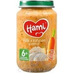 Hami voorgerecht Rijst met kip en wortelen 1×200 g, vlees en groente voorgerecht
