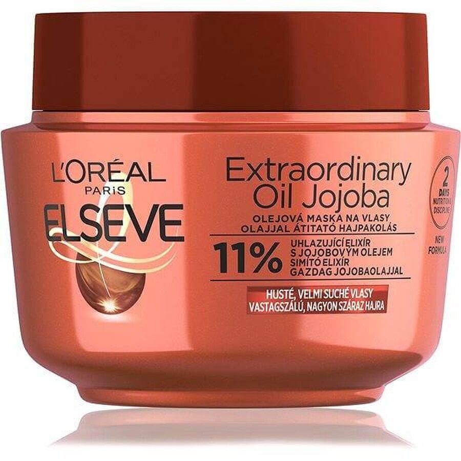L'Oréal Paris Elseve Außergewöhnliche Ölmaske, 300 ml 1×300 ml Maske