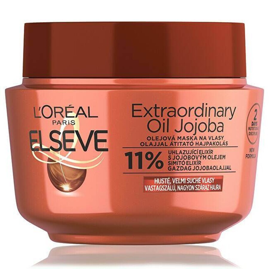 L'Oréal Paris Elseve Außergewöhnliche Ölmaske, 300 ml 1×300 ml Maske