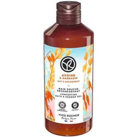 Yves Rocher Gel de Ducha Avena y Alforfón 1×400 ml, gel de ducha
