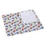 Kinderdeken BÁRA 5284/424 75x100 wit/superhelden dieren 1×1 stuk, kinderdeken Kinderdeken BÁRA 5284/424 75x100 wit/superhelden dieren 1×1 stuk, kinderdeken