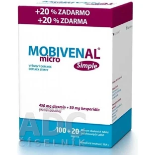 MOBIVENAL micro Simple 1×120 tbl, voedingssupplement