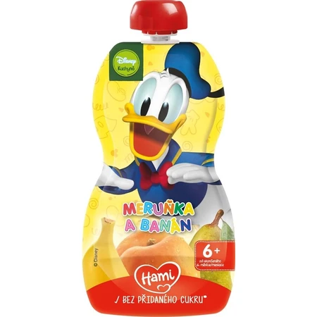HAMI Disney Minnie Minnie Capsule Banana and Strawberry 1×110 g, fruit capsule